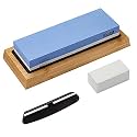 3000/8000 Grit Sharpening Stone 2-in-1 for Kitchen &amp; Pocket Knife