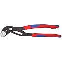 KNIPEX 87 02 250 T BKA, 10 in. Cobra® Water Pump Pliers-Tethered, Cap 2 in.