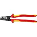 KNIPEX Tools 95 18 225 US StepCut® XL Cable Shears-1000V Insulated, 9"
