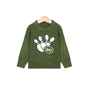 knitco boys woolen acrylic sweater fun bowling regular fit full sleeves