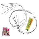 KnitPal 47" (120cm) Metal Circular Knitting Needles Set - 12 Pcs,6 US Sizes