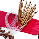KnitPal 16" (40cm) Tunisian Crochet Hooks Set with Cable - 14 US Sizes