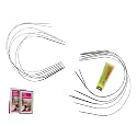 KnitPal 24" (60cm) Metal Circular Knitting Needles Set - 12 Pcs, 6 US Sizes