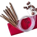 KnitPal 24" (60cm) Tunisian Crochet Hooks Set with Cable - 14 US Sizes