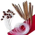 KnitPal 32" (80cm) Tunisian Crochet Hooks Set with Cable - 14 US Sizes