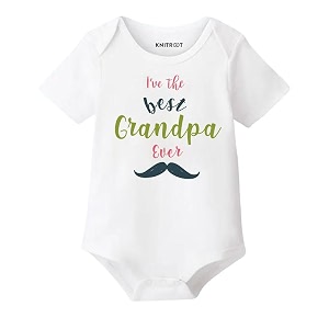 KNITROOT Grandparent Family Special Onesies Unisex Baby