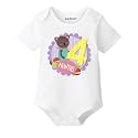 KNITROOT Monthly Birthday Special Unisex Baby Romper