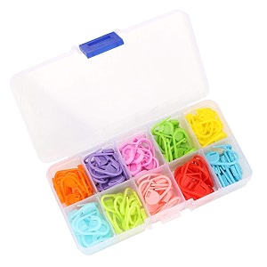knitting stitch markers 120 pcs colorful knitting stitch counter durable plastic safety knitting weave crochet locking stitch markers stitch needle clip
