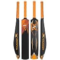 KNK Heavy Duty Plastic Cricket Bat,Full Size (34” X 4.5”inches) Premium Bat for All Age Groups – Kids/Boys/Girls/Adults (Orange)