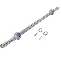 KNK ® Weight Lifting Rod, Chrome Plated Steel Gym Rod, Plain Rod, Weight Lifting Bar |Gym Bar |Gym Rod | Rods Combo |Fitness for Exercise, Fitness &amp; Home Gym (19MM) (3-FT-STRAIGHT-ROD)
