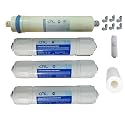 KNL NF60 ro Service kit NF Membrane 100 GPD Sediment, Activated Carbon Block (pre Carbon), Activated Post Carbon, PP Spun Filter &amp; FR 450 for Input TDS Range (350 to 550) ppm or max 600 ppm.