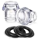 Knob Top and Washer Ring compatible with Farberware Percolator, 2 Sets