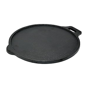 knobon super smooth cast iron tawa for dosachapathi  27cm26kg  induction friendly  uthappam roti chapati naturally nonstick pre-seasoned tawa no chemical coating