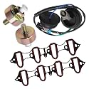 Knock Sensors Wiring Harness and Intake Manifold Gasket Kit for Chevy Suburban Silverado Avalanche Tahoe GMC Sierra Yukon, for Cadillac & More GM Vehicles | Replace# 12601822 12589867 917-033