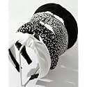 Knotted Headbands for Women: Non-Slip Fashion Hair Accessories with Cute Wide Top Knot Hoops for Hair in Black, White, and Leopard Print