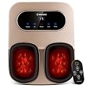 KNQZE Shiatsu Foot Massager with Heat &amp; Compression, LCD Touch Panel, Gifts