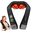 KNQZE Shiatsu Cordless Neck and Back Massager with Heat, Rechargeable Neck and Shoulder Massager, 4D Deep Tissue Kneading Massage for Leg, Full Body Muscle Pain Relief, 2026 Upgraded Ergonomic Design