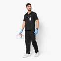 KNYA Classic Mens Active Scrubs 5 Pocket