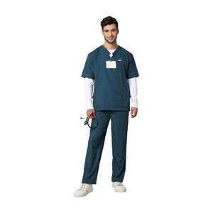 knya mens  scrub suit pant shirt hospital scrub