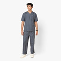 KNYA Men's Scrubsuits | 5 Pocket | V Neck | For Doctors Pant, Shirt Hospital Scrub (Heather Grey M)