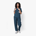 KNYA Women Scrub Suit Pant Shirt Hospital