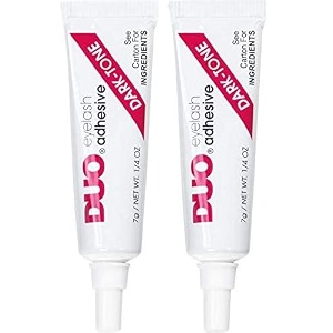 eye-lash glue false eyelash adhesive eyelashes extension glue waterproof dark tone blends with black and brown false lashes 1 pcs