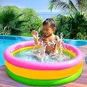 Summer Special Inflatable Kids 3ft. Swimming Pool &amp; Bath Tub | Multicolor Paddling Water Pool | Indoor &amp; Outdoor Bathtub for Kids(1 Pcs.)