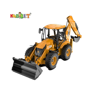 kobbet 2in1 unbreakable pull back jcb loader vehicle toy for