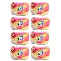 KOBBET® Girls Coin Pouch Unicorn Fur Coin Pouch for Girls Pouch Mini Pouch for Earphone Cards Holder Mini Purse for Girls Unicorn Fur Zipper Closer Coin Pouch Soft and Cute Pouch (Pack of 8)