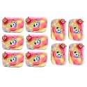 KOBBET® Girls Coin Pouch Unicorn Fur Coin Pouch for Girls Pouch Mini Pouch for Earphone Cards Holder Mini Purse for Girls Unicorn Fur Zipper Closer Coin Pouch Soft and Cute Pouch (Pack of 10)
