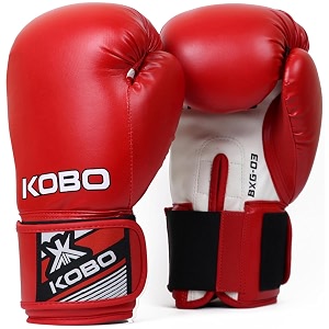 kobo bxg-03 pu leather boxing gloves punching bag training glove for men amp women