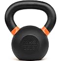 Kobo Cast Iron Kettlebells for Strength and Conditioning, Fitness, and Cross-Training - LB and KG Markings (12 Kg)