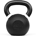 Kobo Kettlebell Cast Iron Wide Handle for Strength and Conditioning Fitness and Cross-Training - LB and KG Markings (Imported), 20 kg (Multi Colour)