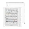 Kobo Libra Colour White eReader & Clear Case Bundle | 7” Glare-Free Colour E Ink Kaleido 3 Display | Dark Mode Option | Waterproof | Slim & Lightweight Clear Case