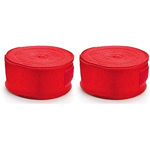 kobo wta15 cotton boxing hand wraps 180-inch black