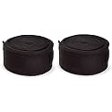 Kobo Wta15 Cotton Boxing Hand Wraps, 180-inch (Black)