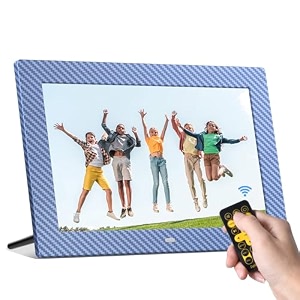 kodak 101 inch digital picture frame with remote control ips screen hd display auto-rotate wall mountable programmable auto onoff