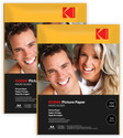 KODAK 190 GSM A4 40 Sheets High Glossy Cast Coated Water Resistant photo paper unruled A4 (210x297mm) 190 gsm Photo Paper