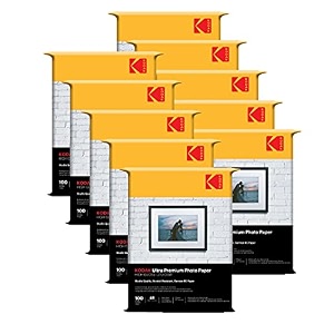 kodak 270 gsm 4r 4x6 glossy photo paper  waterproof pack of 10 x 100 sheets compatible with all inkjet printers