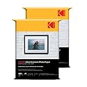 Kodak 270 GSM 4R (4x6) Glossy Photo Paper – Waterproof, Pack of 2 x 100 sheets, Compatible with all Inkjet Printers