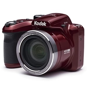kodak az401rd point amp shoot digital camera with 334 lcd red