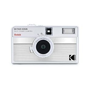 kodak ektar h35n half frame film camera 35mm reusable focus-free bulb function built-in star filter coated improved lens film amp aaa battery are not included striped silver