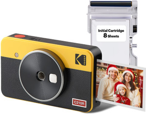 kodak mini shot 2 retro 21 x 34 instant camera yellow