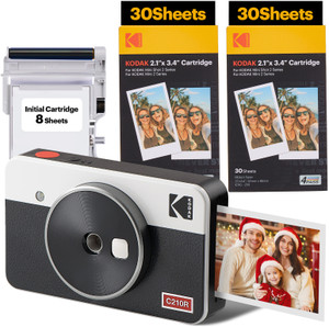 kodak mini shot 2 retro 21 x 34 60 sheet bundle instant camera
