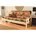 Kodiak Furniture Monterey Futon Set with Antique White Finish, Full, Canadian