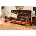 Kodiak Furniture Monterey Futon Set, No Drawers, with Barbados Base and Oregon Trail Java Mattress
