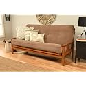 Kodiak Furniture Monterey Futon Set, No Drawers, with Barbados Base and Marmont Mocha Mattress