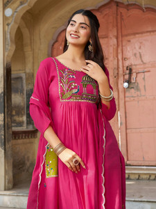 Kodila Enterprise Women Embroidered Anarkali Kurta