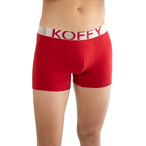 KOFFY Mens Malleable Cotton Lycra Long Trunk