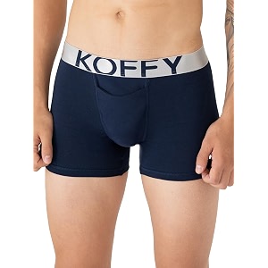 KOFFY Mens Malleable Cotton Lycra Long Trunk